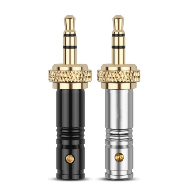 Mini 3.5mm Stereo Locking Auditory Plug Gold Plated Connector for Speakers Amplifiers Widely Used