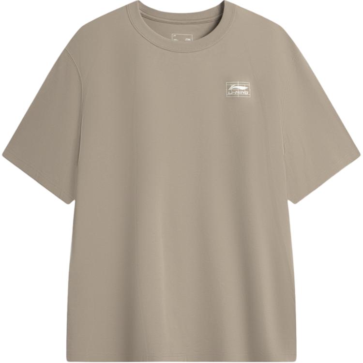 Li-Ning Simple Versatile Round Neck Comfortable Casual Short Sleeve T-Shirt Men Tops AHSVA41-4 L