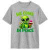 Unisexs TShirts UFO We Come in Space Alien Novelty Cotton Tee Shirt Short Sleeve T Shirts Crew Neck Clothes Original