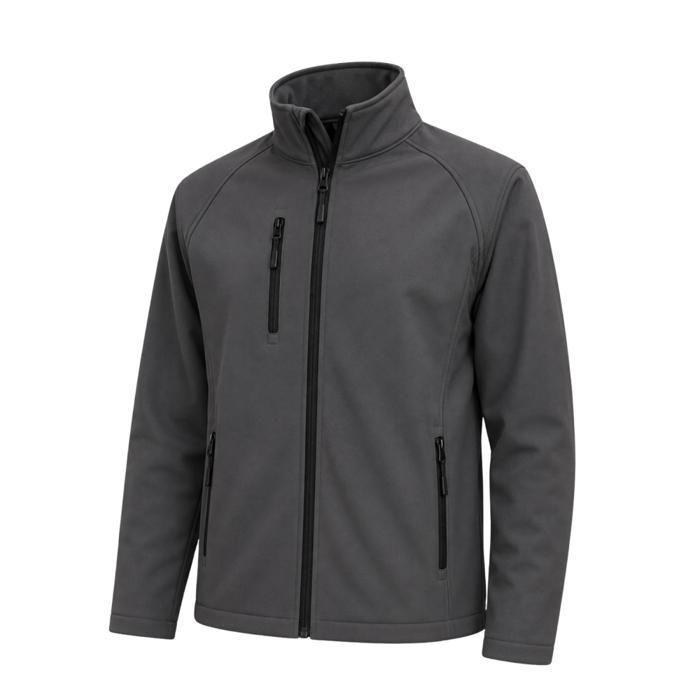 Veste Softshell Homme en Polyester Recyclé Graphite - Gris