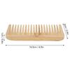 Durable Wide Tooth Comb Portable Wood Comb For Salon Bamboo Comb  Home Use