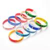 Football World Cup Bracelet Argentina France Brazil Netherlands United States Portugal Italy Flag Silicone Bracelet