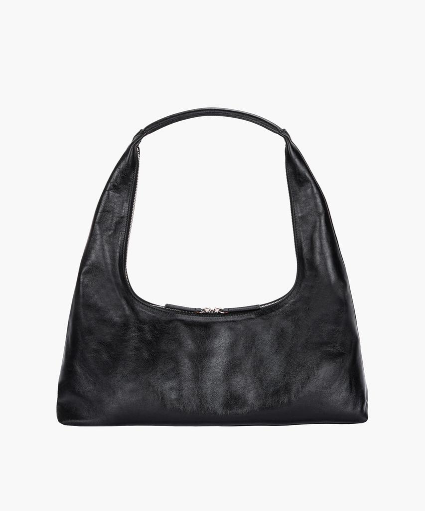 Margesherwood Hobo Large_Black Glossy Plain