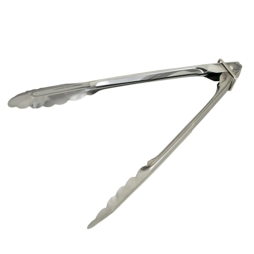 Kai Corporation KAI Kitchen Stainless Steel Multi-Purpose Tongs, 24cm, with Stopper, Dishwasher Safe, Silver, Made in Japan, DH8078