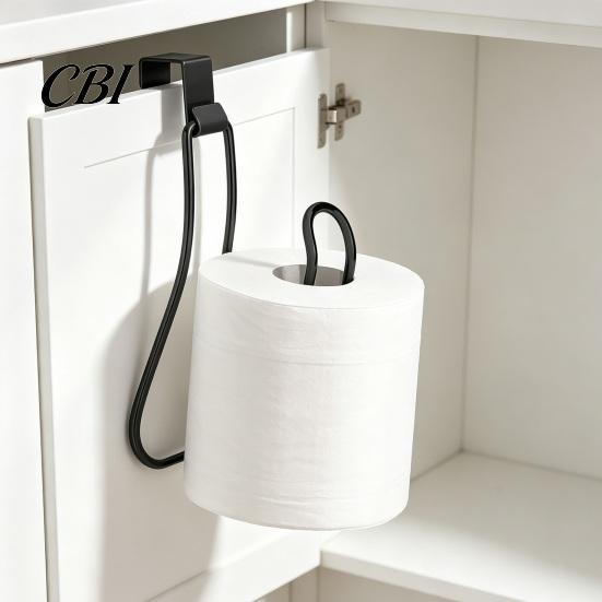 Sturdy Paper Roll Support Toilet Holder, Stainless Steel Heavy Duty Metal Rack Storage Rack, Wall Mount Stand for Bathroom Modern Home Improvement
