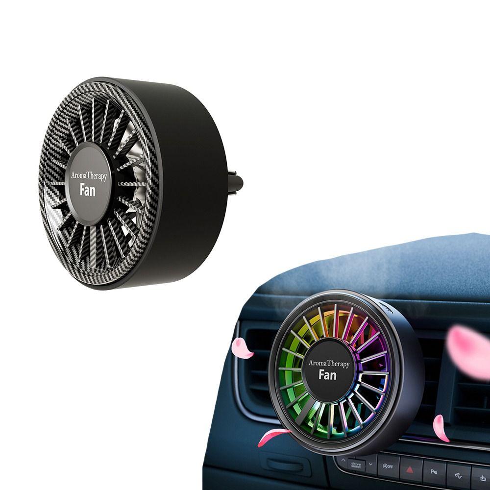 3 IN 1 Car Air Freshener Stereoscopic Rotation Car Diffuser Fan  Car Interior Accessories
