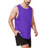 Men Sleeveless Athletic Tank Top Lightweight Breathable Quick Dry Muscle Shirt Crew Neck Sportswear for Training Running Gym Workout