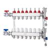 7-Branch Radiant Heat Manifold 1/2" PEX Tubing Floor Heating Manifold Set