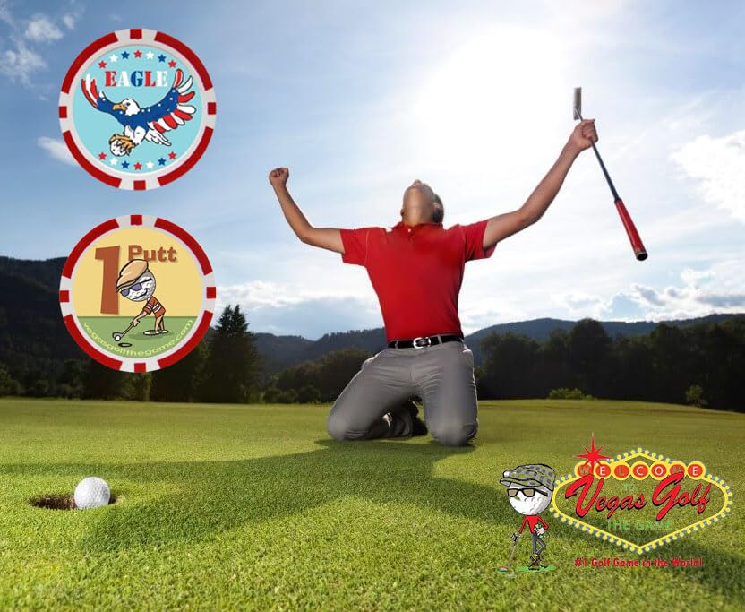 Vegas Golf VIP Edition Golf Game Gift Golf More (19-Pack) [Make Fun] [Authorized Retailer]