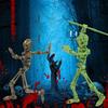 3D Printed Skeleton Action Figure Multi-Jointed Movable Articulated Skeleton Toy Collectible Desktop Decoration for Kids Artists Collectors