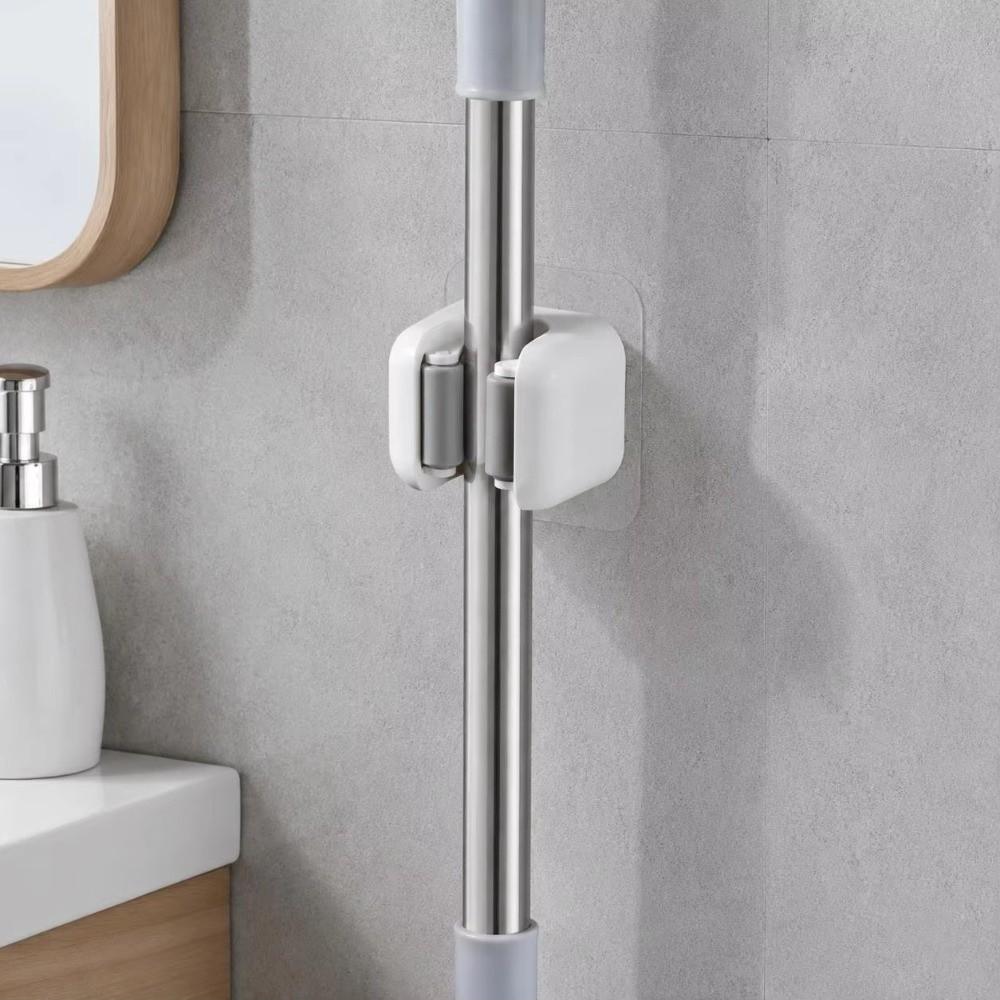 Wall Mounted Mop Holder Hook No Drill Installation Mop Clip New Mop Wall Holder Broom Storage