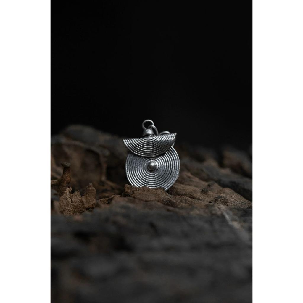 Retro Folk Art Silver Handmade Ethnic Style Earrings