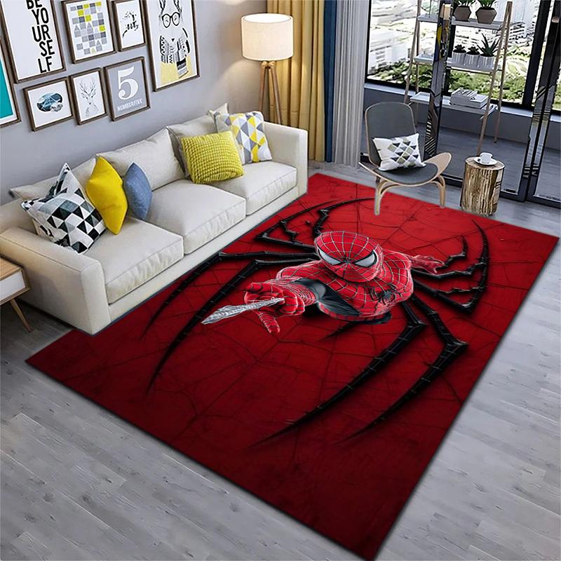 1PC Spider-Man Rug - home decoration Carpet For Living Room Bedroom Flooring Computer Chair Area Rug