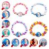 Frozen Princess Elsa Rainbow Beaded Retractable Children's Bracelet