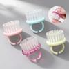 Pack Of 4 Round Head Nail Cleaning Brushes In Macaron Colors For Gentle Nail Hygiene Ergonomic Grip And Portable Travel Friendly Design