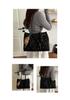 Polka Dot Retro Underarm Tote Bag with Bow - Summer 2026 Trend, Women's Large Capacity
