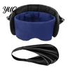 Adjustable Head Support 3-in-1 Travel Sleep Mask Set, Blackout Eye Cover with Neck Pillow & Road Trip Comfort Gear Arm Support, Portable Rest Kit for