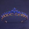 Alloy Queen Princess Crown Rhinestone Bridal Headwear Vintage Birthday Wedding Crown  Dress Party