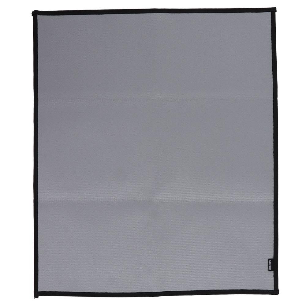 Silicone Coated Fiberglass Fireproof Grill Mat Grey Flame Retardant Fire Pit Mat With Storage Bag Foldable