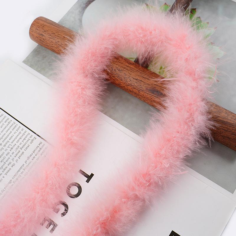 Colorful Turkey Feather Strips for DIY Crafts and Christmas Decorations