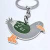 Good luck charm peace cute dove keyring key holder keychain