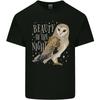 Beauty of the Night Owl Birds of Prey Unisexs Light Cotton TShirt