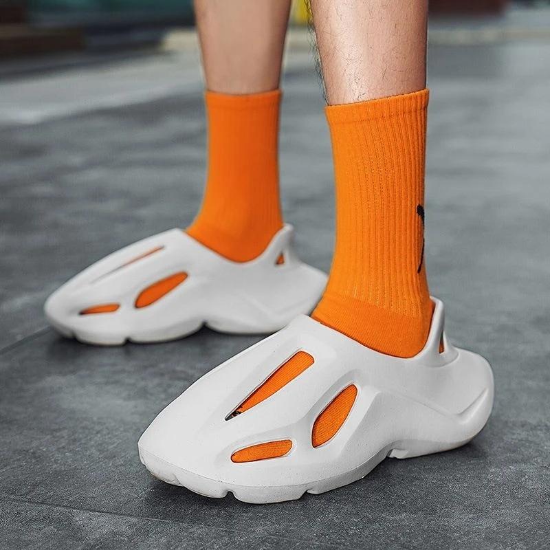 Fashion Hollowing Male Shoe Couple Color Summer 2025 Number 41 Wholesale Clearance Sale Big Size New Fashion Luxury H Eva Men's Sandal