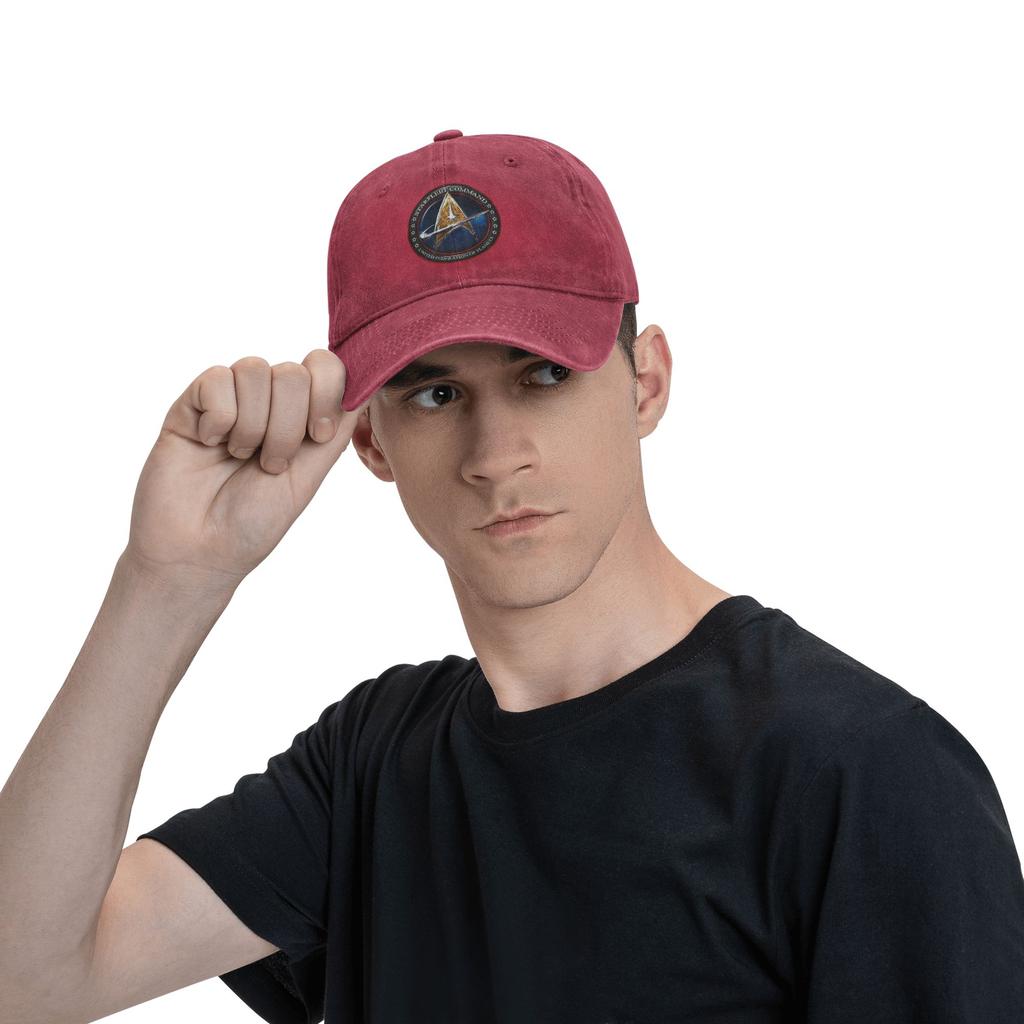 Unisex baseballové čepice Star Trek Sci-fi TV seriál Opraný denim Venkovní baseballové čepice Hip Hop čepice Casquette