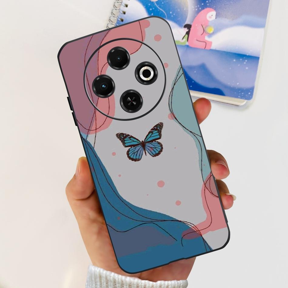 For Tecno Spark 30C Phone Case Spark30C 4G KI5 KI5n Elegant Printing Soft Silicone TPU Cases