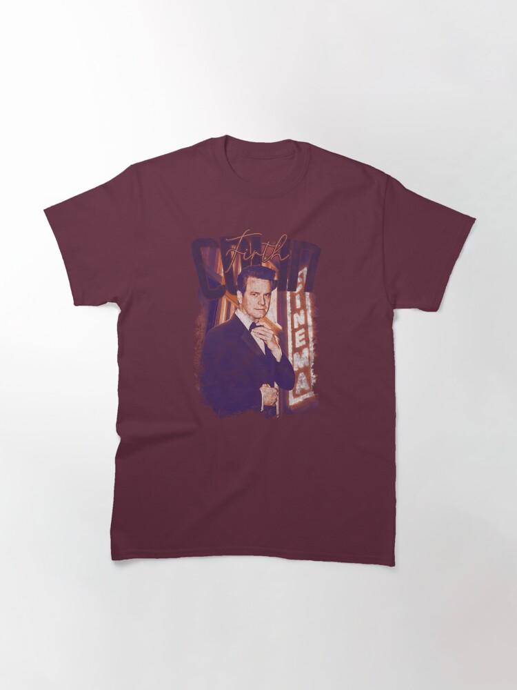 Kingsman Colin Firth Vintage Cinema Retro Style Graphic Art Classic T-Shirt