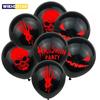 12pcs Halloween Ghost Balloons Spider Witch Bat Pumpkin Skeleton Horror Happy Halloween Party Decoration Carnival Party Supply