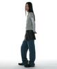 PARTIMENTO WOMEN All-In-One Layered Henley Long Sleeve Tee_Melange
