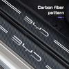 For BYD Song Plus Yuan Pro Tang EV F0 F3 Seal u DMi Han Qin Dolphin Car Threshold Strip Carbon Fiber Film Door Sill Stickers
