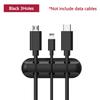 WV Silicone USB Cable Organizer Cable Winder Desktop Tidy Management Clips Cable Holder for Mouse Headphone Wire Organizer