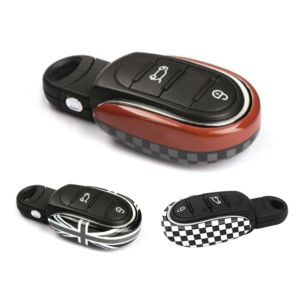 Cooper S Countryman F54F55F56F57F60 Key Shell Fob Key Cover Chain Rope Keychain Alloy Cooper Accessories (JCWUTYPECOVER)