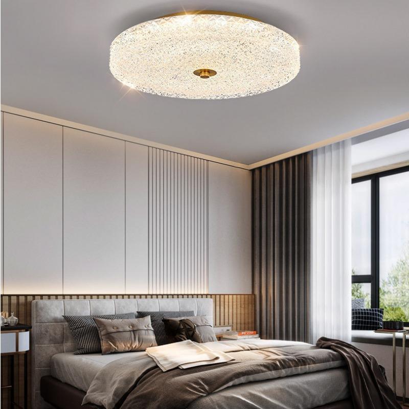 Øyebeskyttelse, Lys luksus LED-taklys, soveroms- og arbeidslys, moderne, enkel, romantisk og varm, sirkulær lysarmatur for hovedsoverom