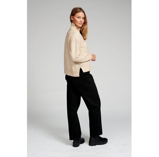 Свитер TeeShoppen Кошулка с воротником в ряд oversized