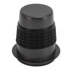 Dosing Cup Stainless Steel Coffee Powder Catcher Mug with Puck Screen for Coffee Maker Black 58mm /