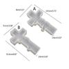 Faith Cross Pendant Car Freshie Silicone Mold Resin Casting Mold for Soap Candy Baking DIY Handmade Candle Decoration