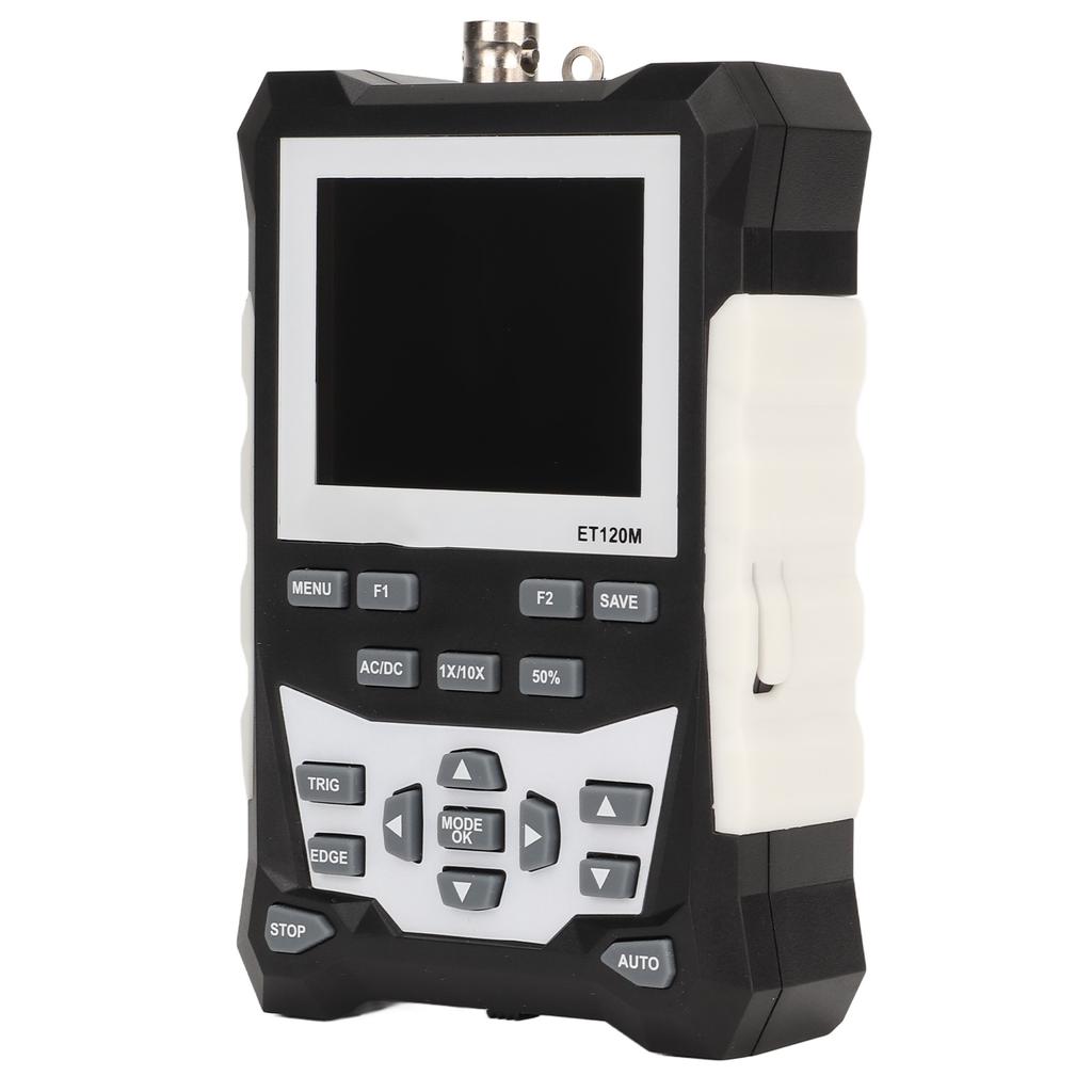 Handheld Oscilloscope 120MHz Waveform Bandwidth High Accuracy 2.4in TFT Digital Color Analog Oscilloscope Kit