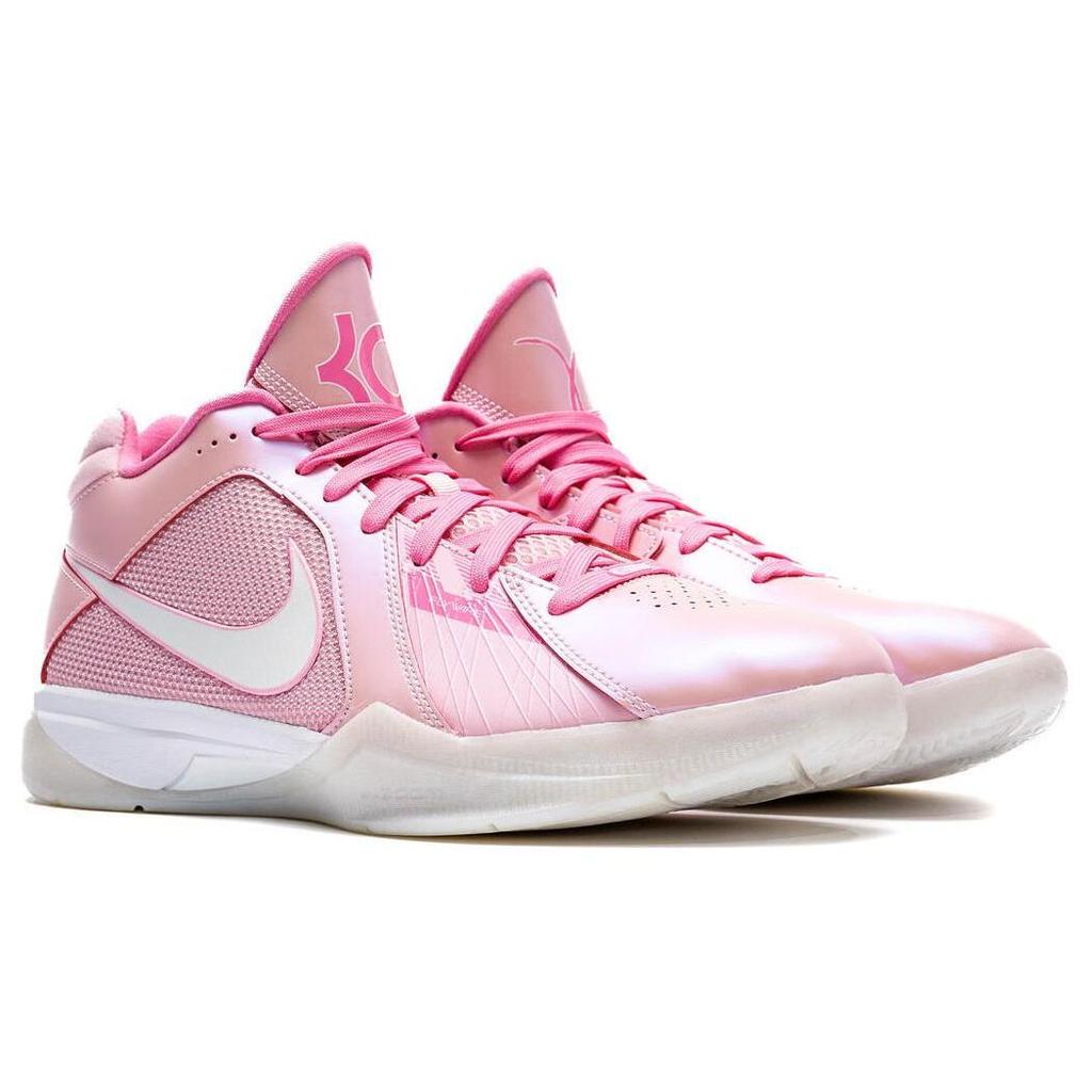 Nike Zoom KD 3 Aunt Pearl Men Sneakers Pink Medium-Soft-Pink White FJ0982-600
