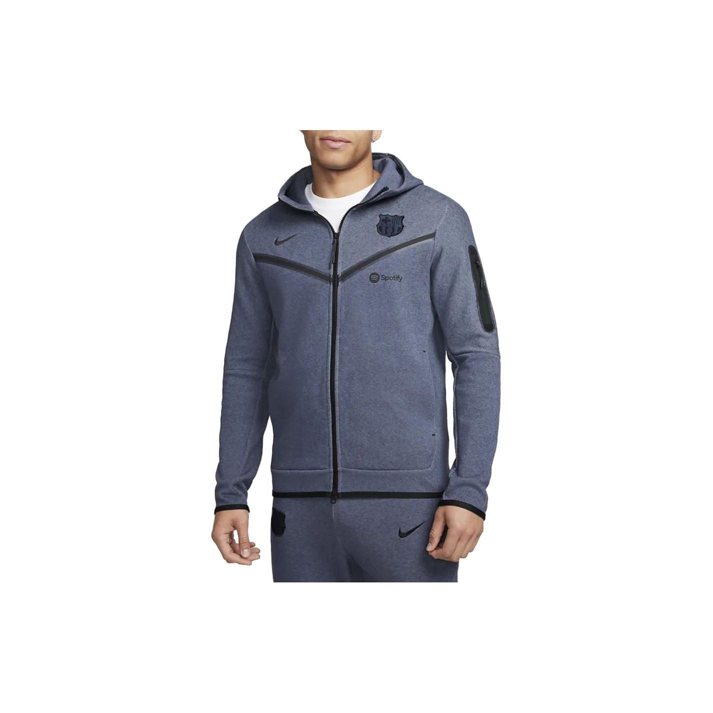 Nike Jackets Men`s Blue Hooded Moderate
