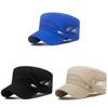 Summer Unisex Letter Embroidered Mesh Cap With Sun Protection For Outdoor Activities