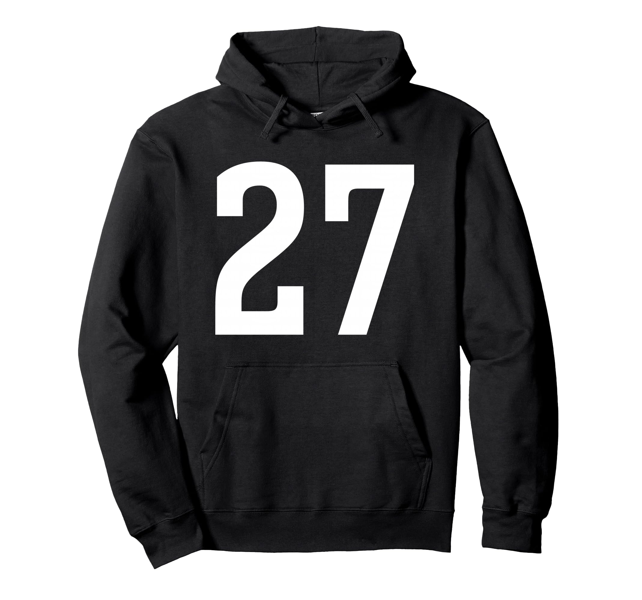 

Number Twenty Seven #27 Sports Team Uniform Hoodie