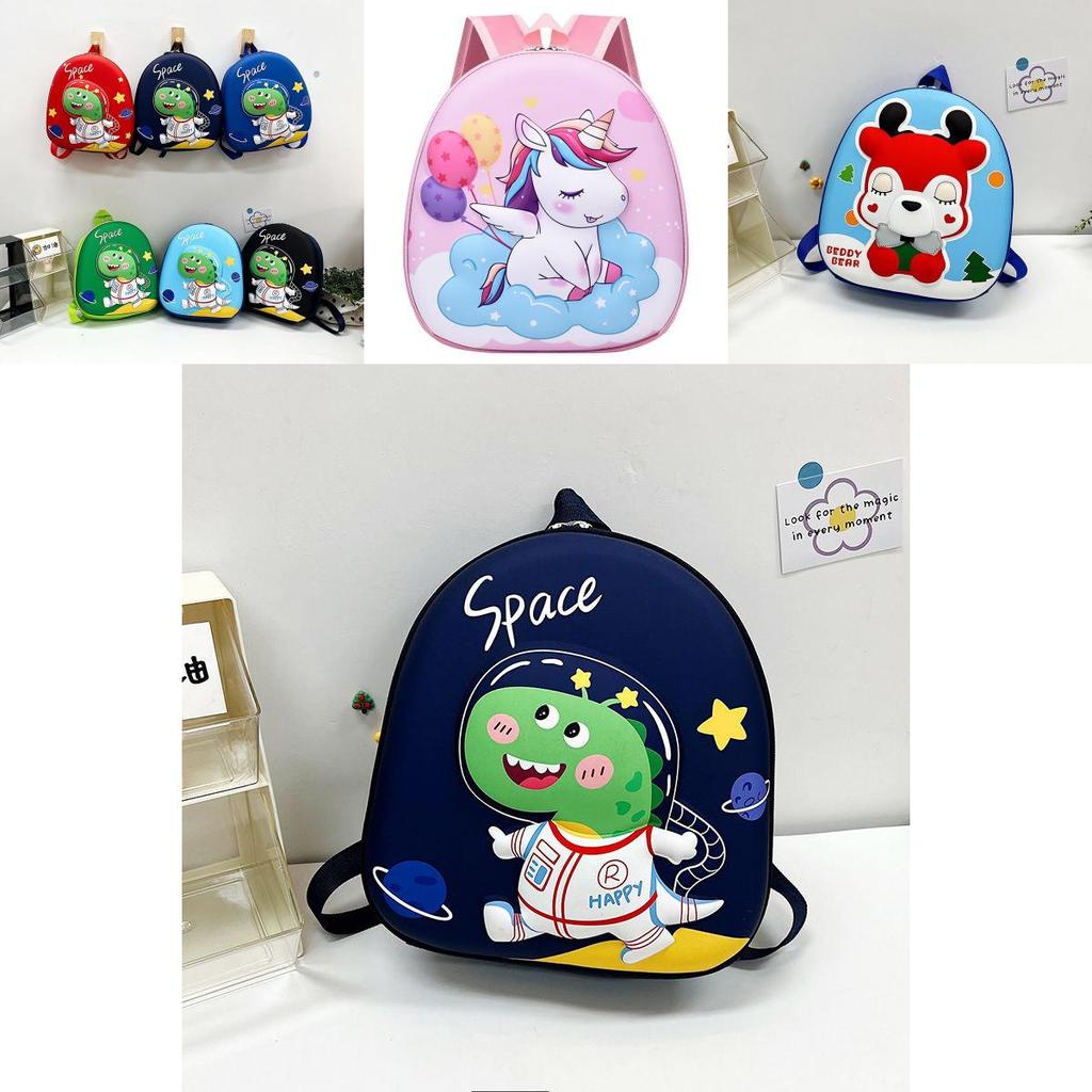 Cartoon Dinosaur Childrens Backpack With Arc Shoulder Straps For Preschoolers Special Characters Included