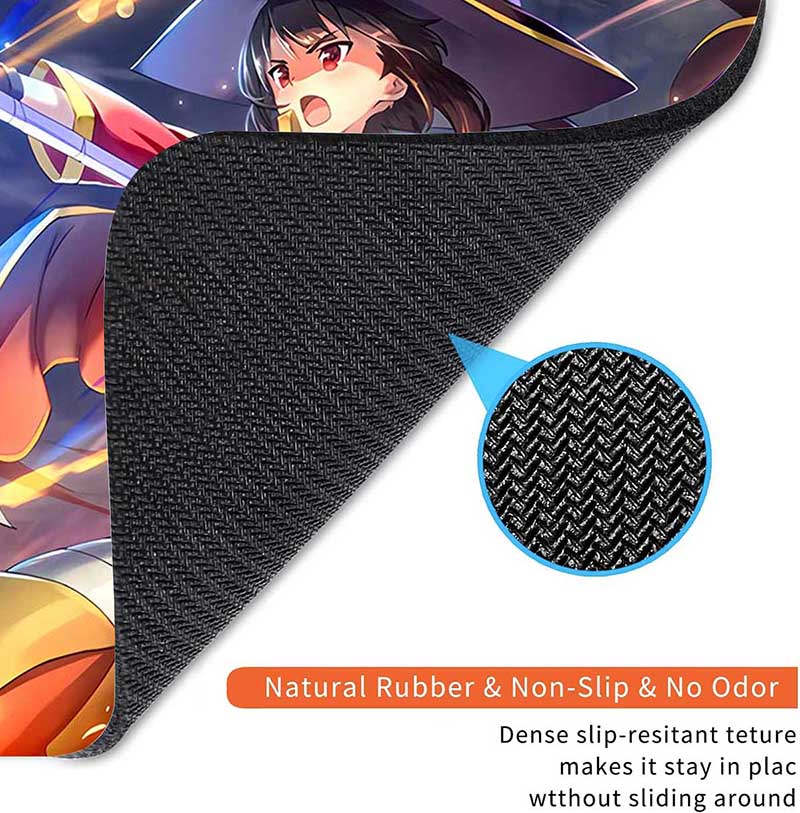 Kono Suba Standard  Anime Mouse Pad Small Gaming Mousepad Gamer Accessories Travel MousePads PC Non-Slip Office Mousemat