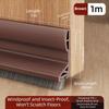 Brush Edge Draft Stopper TPE Door Sweep Removable Door Bottom Seal  Indoor Bedroom