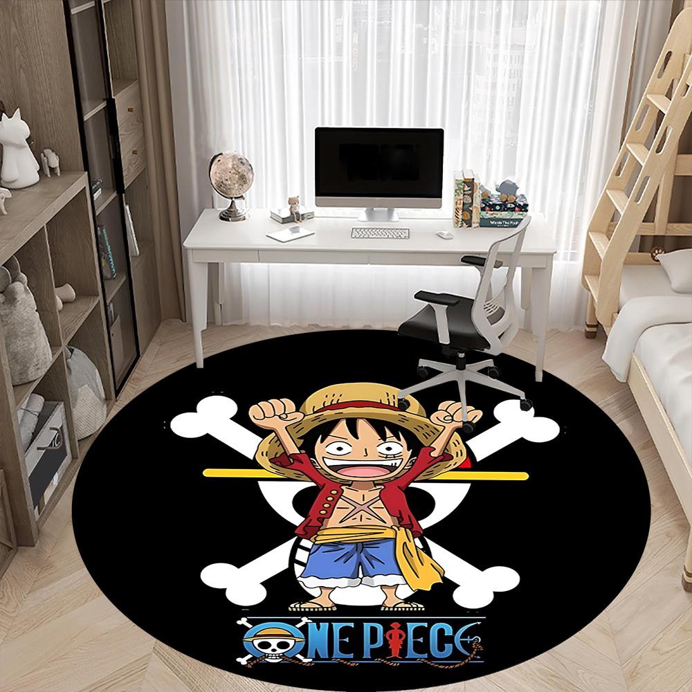 1pc One Piece Office Round Area Rug, Under Office Chairs Bedroom Living Room Home Decor a1022201