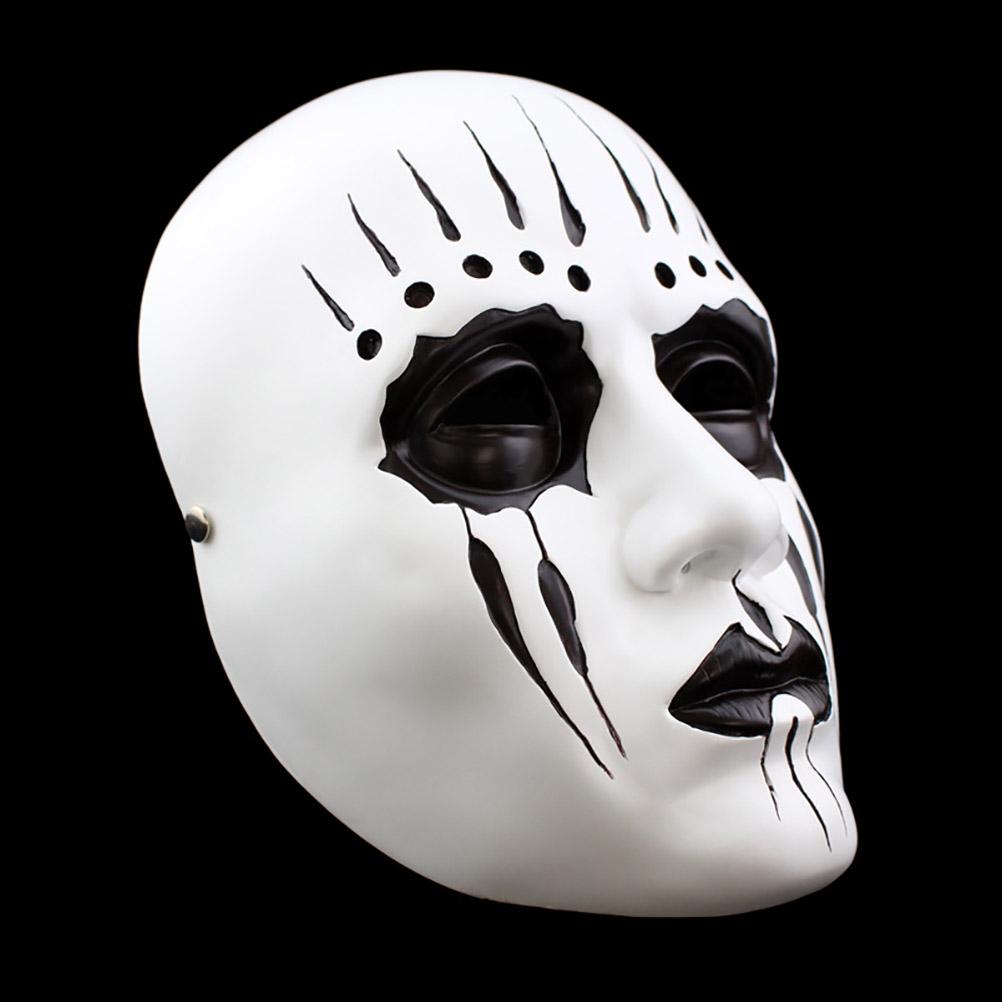 Classic Face Cover Halloween Horror Party Face Cover Adjustable Entertainment Themed Resin Head