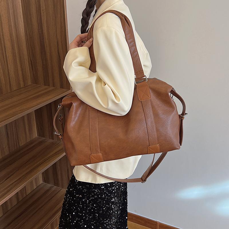 Minimalist Women's Handbag,soft PU Leather Material,large Capacity,solid Color,crossbody Bag,suitable for Travel and Shopping,fashionable Shoulder Bag